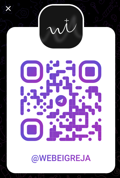 QR Code da comunidade webeIgreja no Telegram